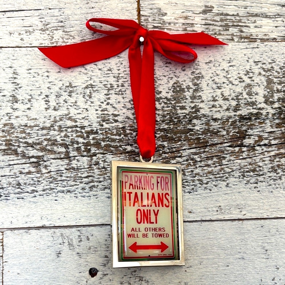 Italian Pride Humorous Christmas Ornament